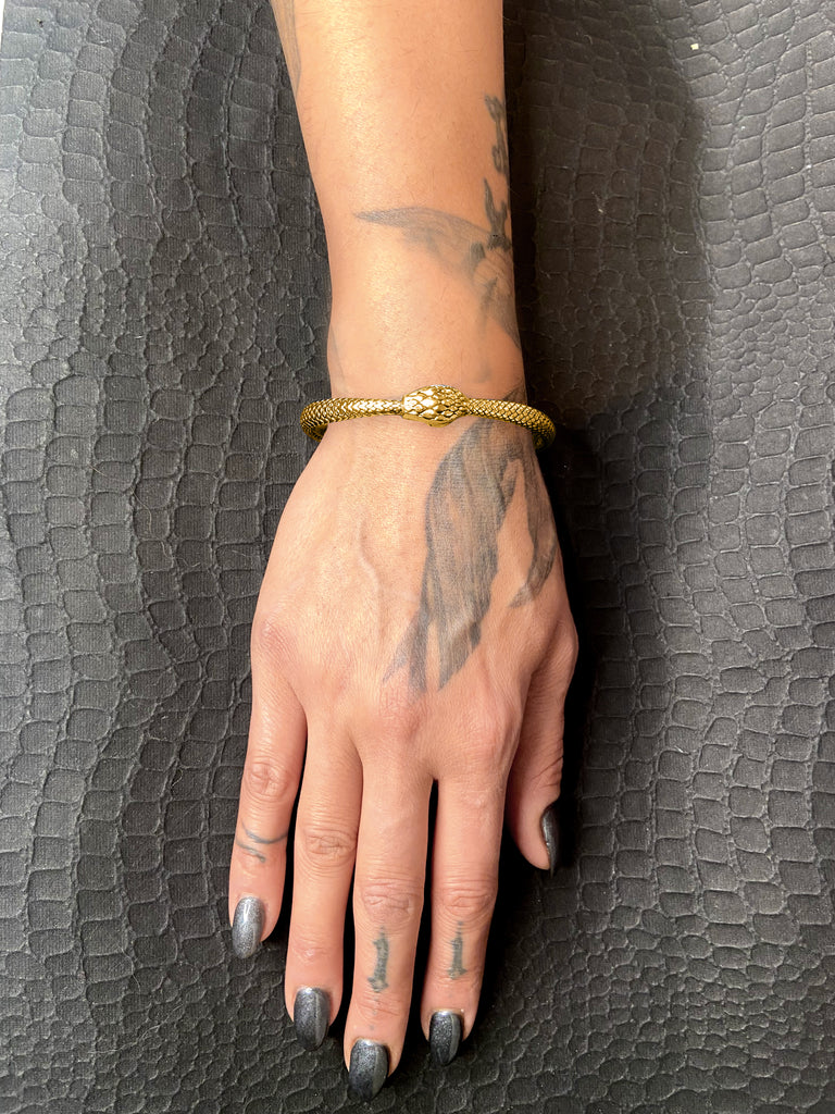 The Ouroboros Snake Cuff