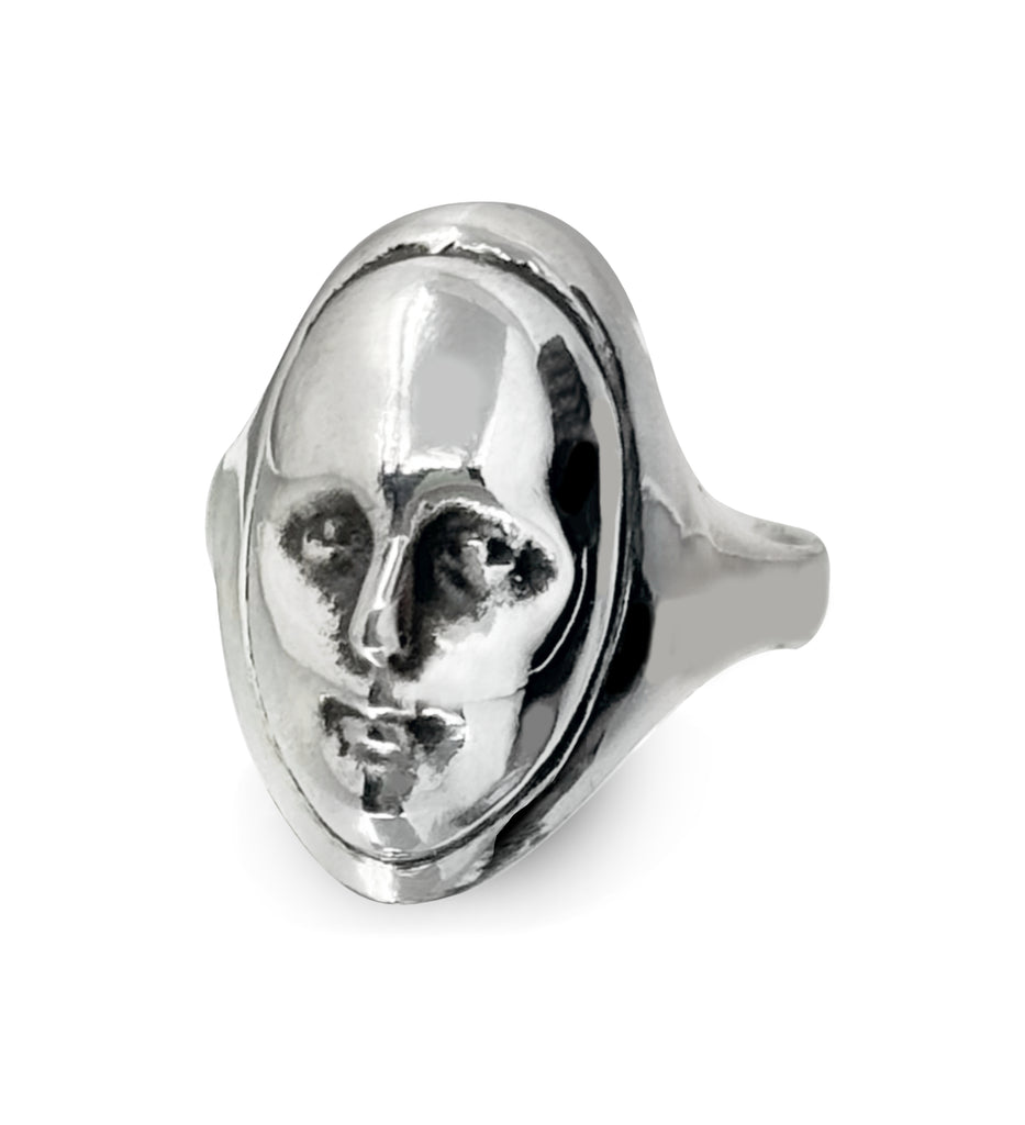The Stranger Face Ring