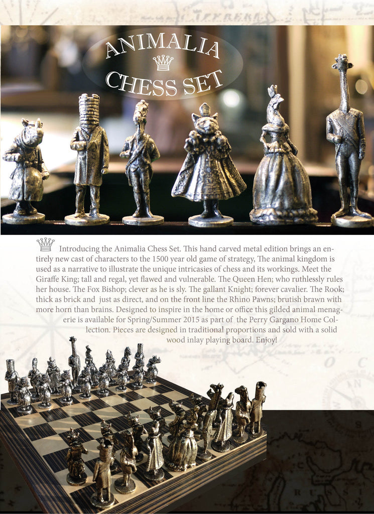 Animal Kingdom Chess Set - Perry Gargano