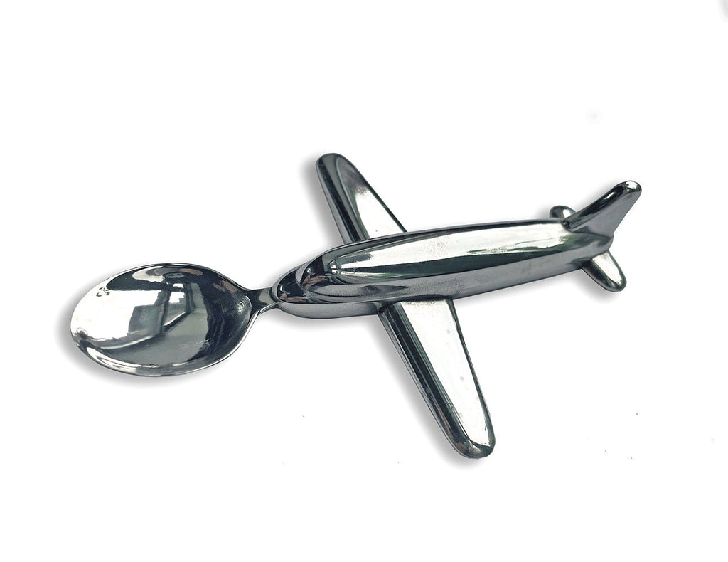 Baby Plane Spoon - baby feeding gift spoon - Perry Gargano