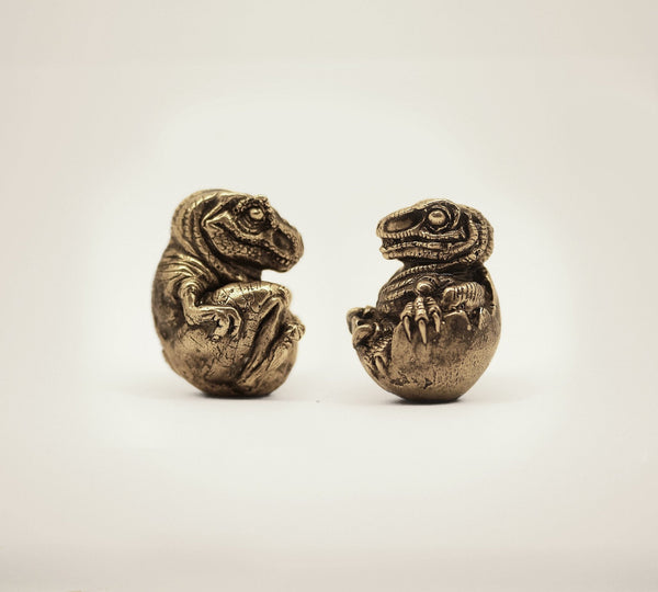 Handcrafted Brass Dinosaur Hatchlings - Perry Gargano