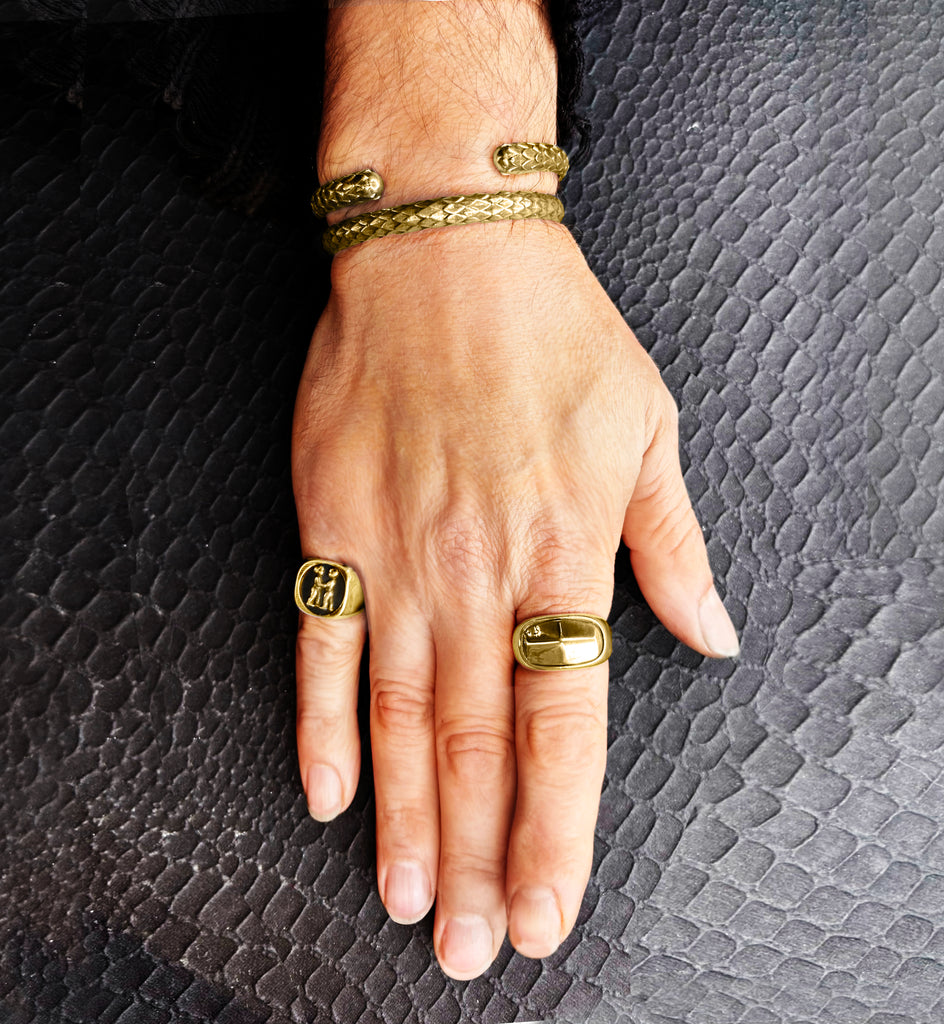 The Griffin Cuff - Sterling Silver - Mens