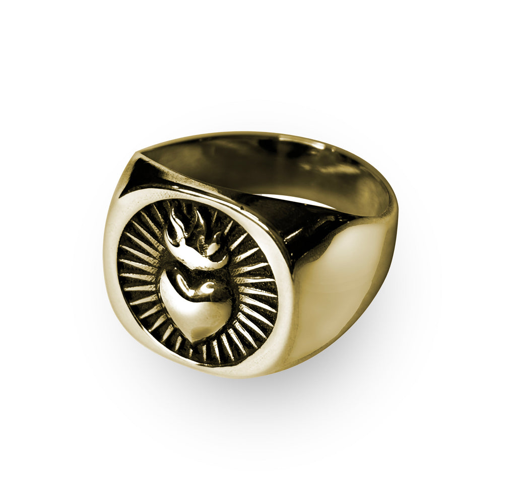 The Sacred Heart Ring - Mens & Womens