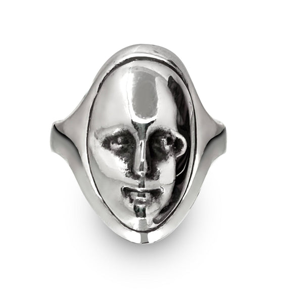 The Stranger Face Ring